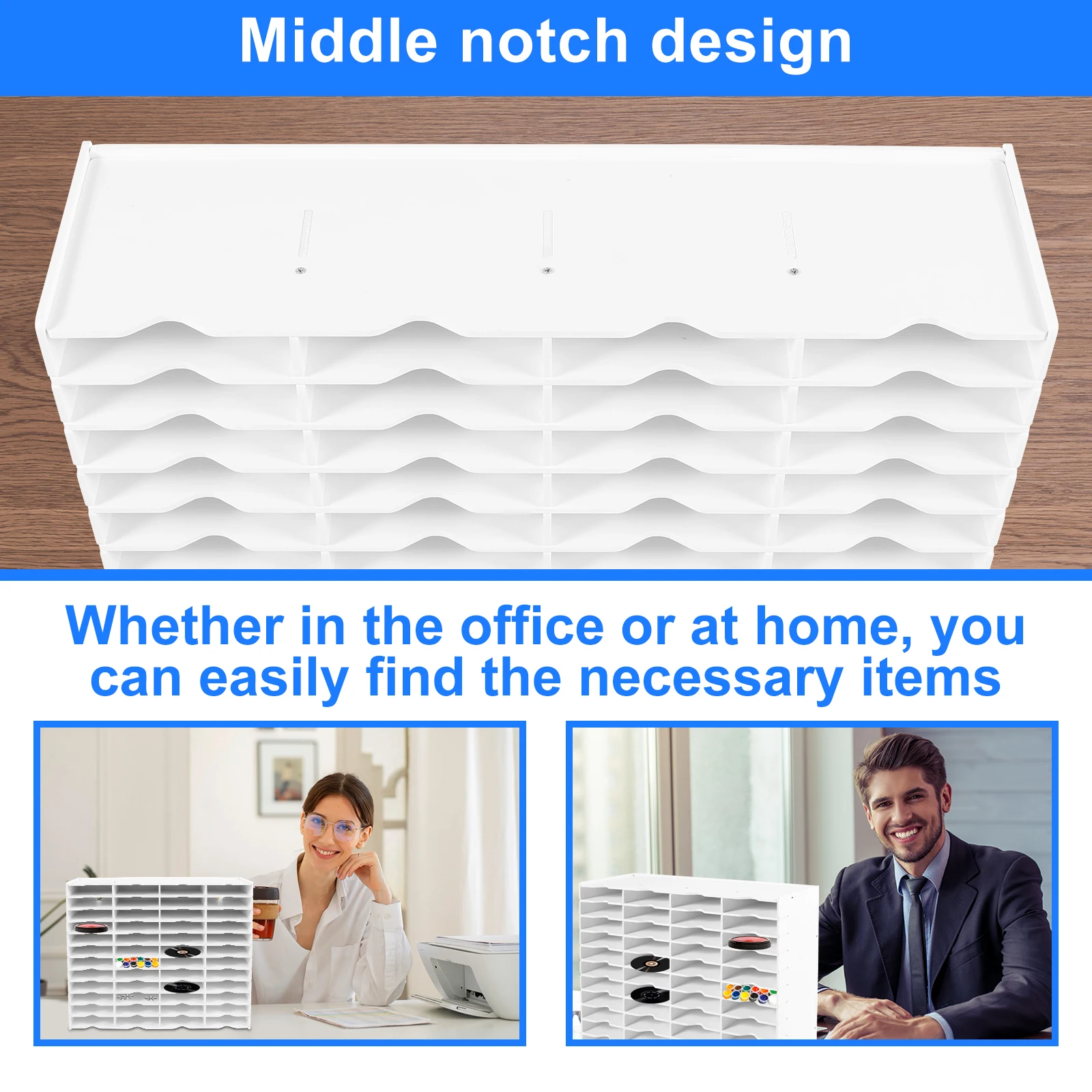 24/48 Slots Ink Pad Holder Sturdy Pad Organizer Waterproof Stamp Storage Organizer Space Saving Ink Storage Rack storage bag storage box plastic storage box storage container stamp storage binder