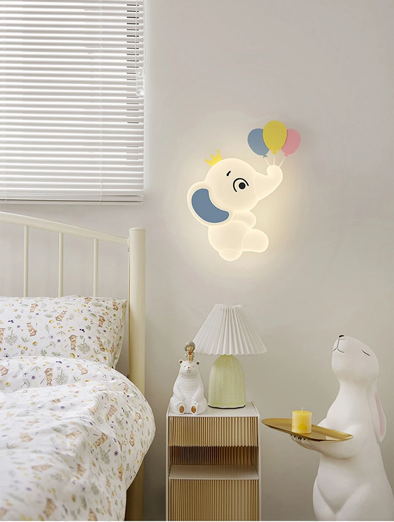 Lámpara de pared elefante