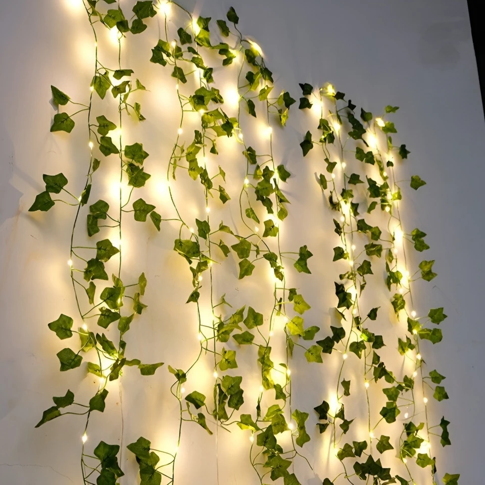 Realistic Greenery Vines LED String Lights Indoor Outdoor