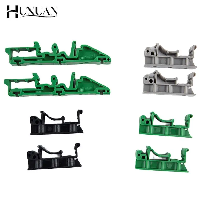 PCB Mounting Brackets DRG-01 DRG-02 Rail Adapter Circuit Board Mounting Bracket Replacements Parts 35mm 2Pcs/Lot For DIN C45 din rail bracket