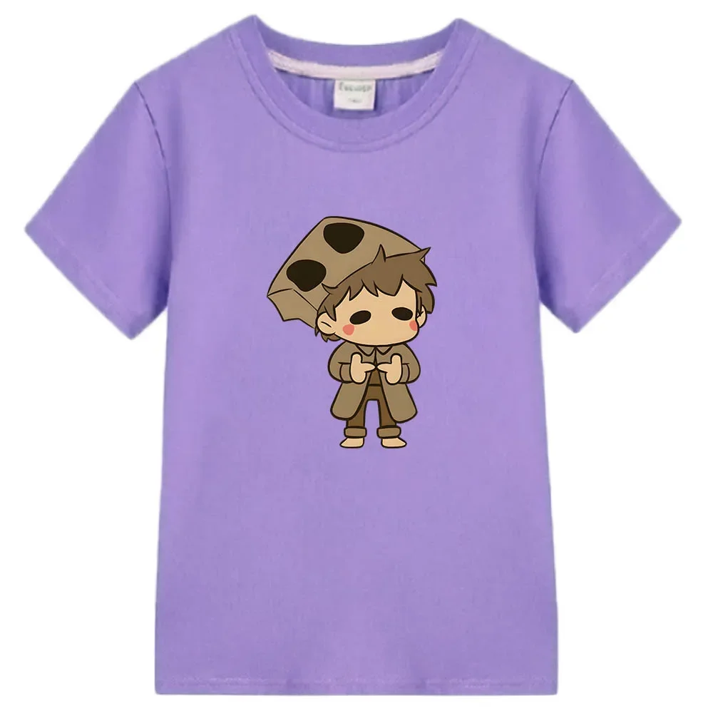 

Little Nightmares Short Sleeve T-shirts Kawaii Anime Tshirt Cute Manga 100% Cotton Tee-shirt Aesthetic Fashion Boys/girl T-Shirt