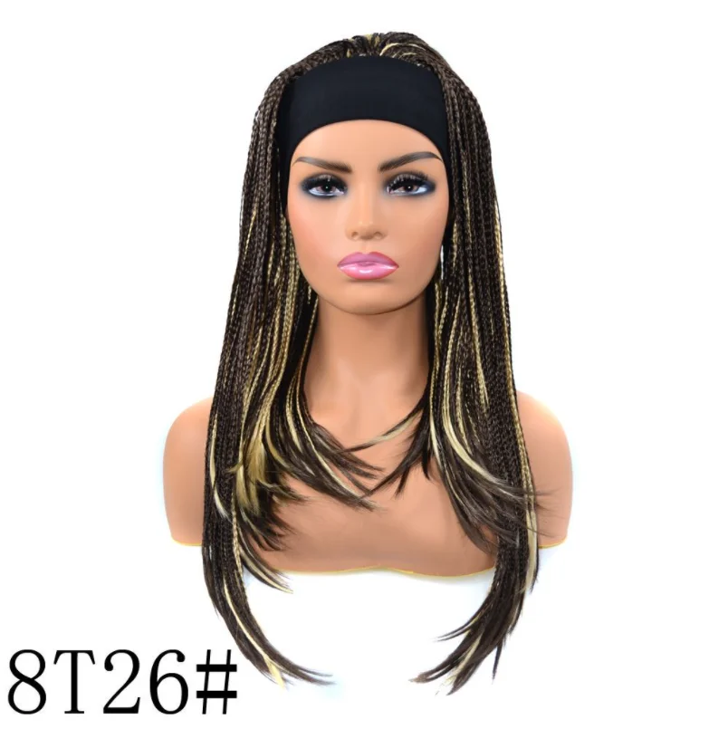 OUCEY Synthetic Wig Female Headband Wigs for Women Gray/613/Black Braided Wig Braid African Good Quality Headband