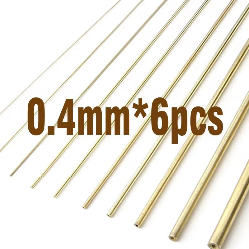 모델 DIY 개조 구리 튜브 황동 막대 0.3mm-2.0mm 모델링 액세서리 Mecha 탱크 총기 취미 업그레이드 액세서리