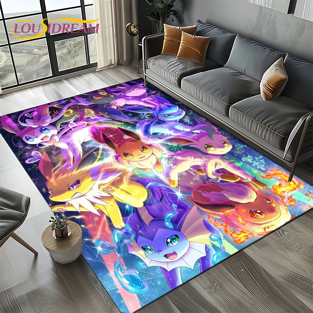 Kids Carpet 27 Style Cartoon Pokemon Cute Pikachu 3D for Bedroom Living Room Home Sofa Decoration Floor Mat Gift