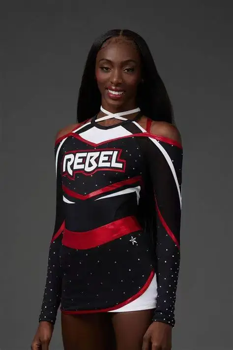 Professional Cheerleader Uniform ,size and style,top+skirt