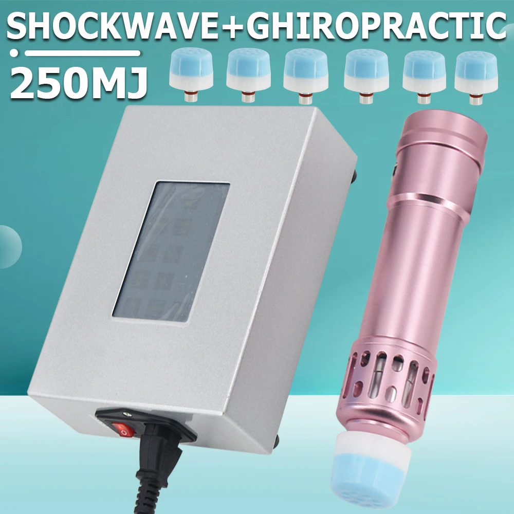 

Shockwave Chiropractic Tool 2 in 1 ED Treatment Physiotherapy Shock Wave Therapy Machine Pain Relief Body New Home Use Massager