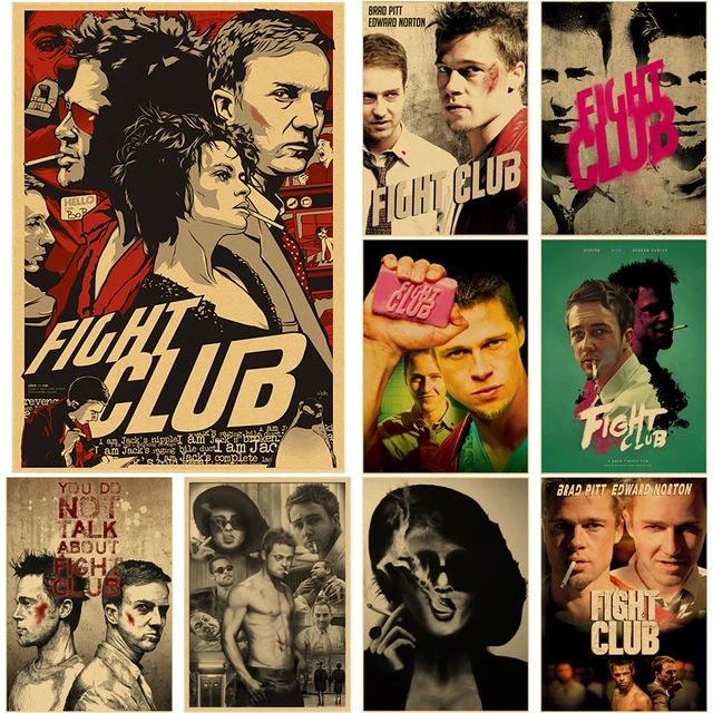 Fight Club Brad Pitt Character  Brad Pitt Poster Fight Club
