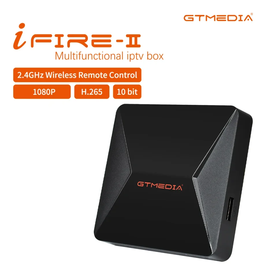 

LIVE TV GTMEDIA ifire2 DVB Full HD 1080P H.265 HEVC Built-in WIFI 2.4G 2.4G Wireless Remote Control IFIRE Set Top Box