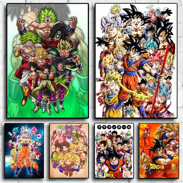 Quadro Decorativo Goku Desenho Japones