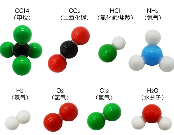 267 Atom Structure Set Chemical Molecular Model Kit Organic
