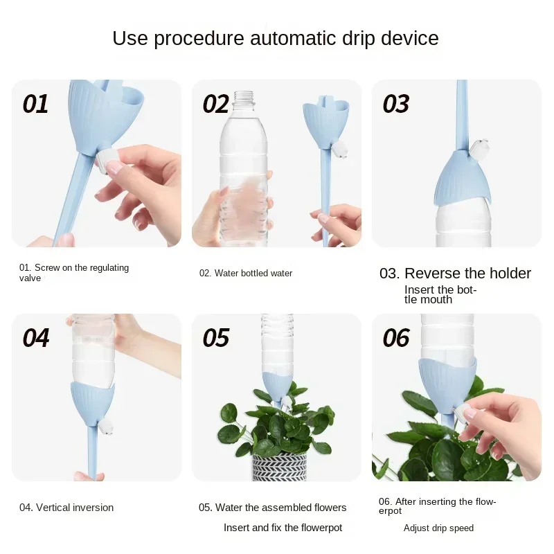 1pc Automatic Watering Device Adjustable Self Drip Irrigation System Drippers Irrigation Devices for Flower Plant Watering Tools