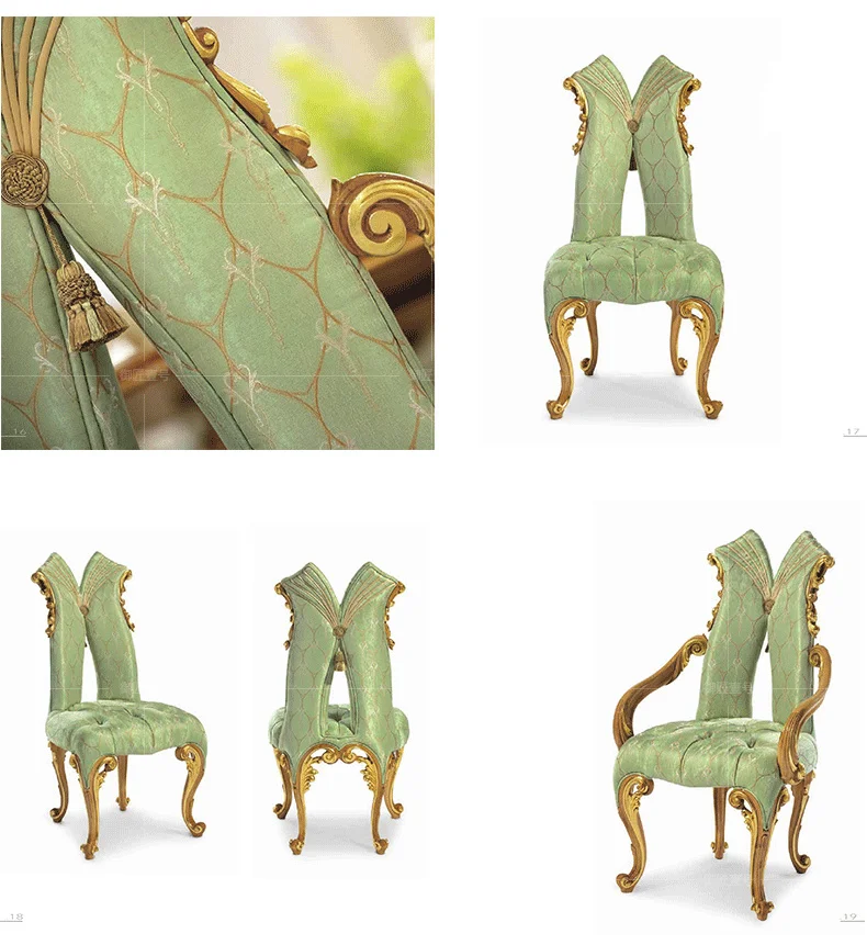 Luxury Villa Restaurant Furniture, Large-sized 2.4-meter 8-person ...