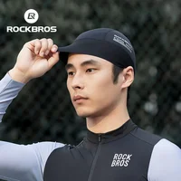ROCKBROS Cycling Cap Breathable Quick-drying Helmet Hat Inner Cap UPF50 Sun Protection Sports Running Cap Summer Motorcycle Hats 2