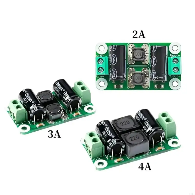 0-50V 2A/3A/4A 소형 전원 공급 장치 필터 보드 전원 소음 감소 지속을 위..