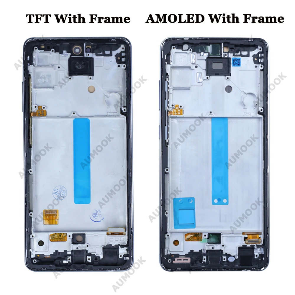삼성 갤럭시 A52s 5G A528 A528B A528M A528B/DS LCD 디스플레이 터치 스크린 디지타이저 어셈블리 수리 부품 용 AMOLED 디스플레이
