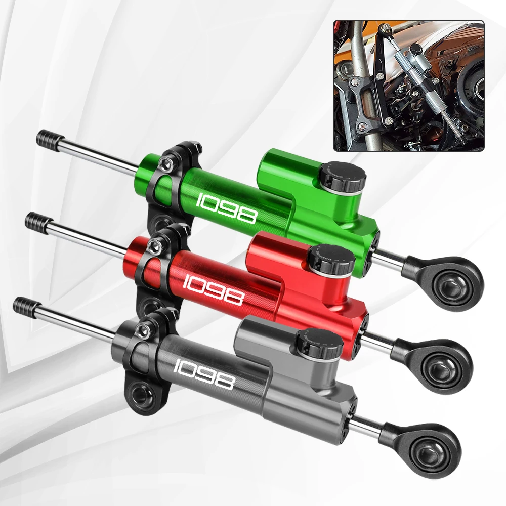

For DUCATI 1098 1098S 1098R 2007 2008 2009 2010 2011 2012 Steering Stabilizer Damper Bracket Adjustable Motorcycle accessories