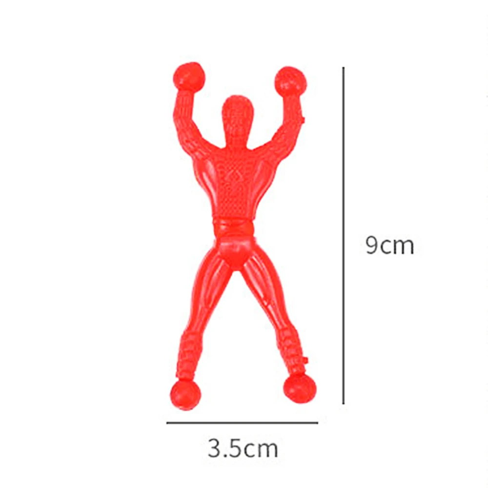 Wall Climbing Toys 20Pcs Novelty Sticky Wall Climbing Climber Men Kids Boy Birthday Party Favors Supplies Pinata Fillers Treat Bag Goody Bag Gifts