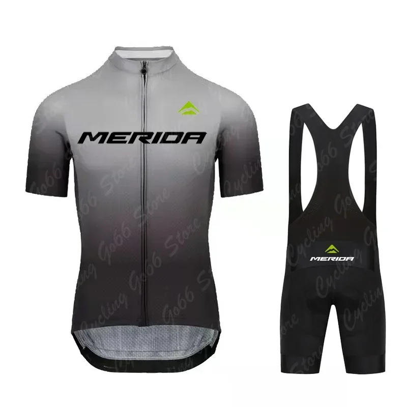 Team Cycling Jersey Set Maillot Cycling Clothing Road Bike Suit Mountain Bicycle Shirt Bib Shorts MTB Ropa Merida cycling jersey cycling shirt cycling suit cycling jersey set
