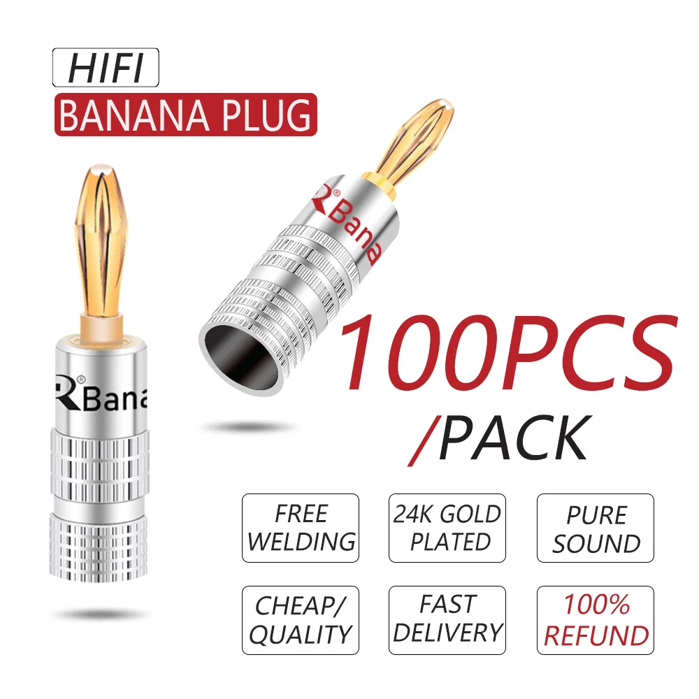 connector cor vermelha preta alta qualidade novo 100pcs 50pairs 01