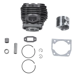 Diâmetro 45mm motosserra cilindro e pistão conjunto apto para 52 52cc motosserra peças de reposição para a gasolina/óleo motosserra