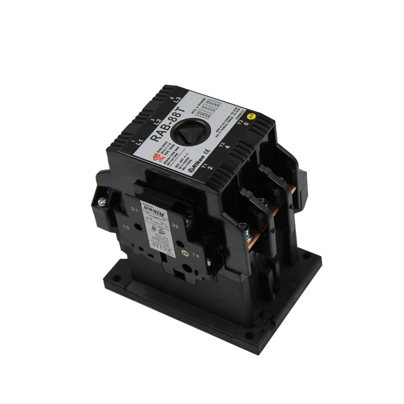 Contattore Ca Originale Riken Rab-88T Tensione Bobina 220 V50 60Hz 3P 2 A2B
