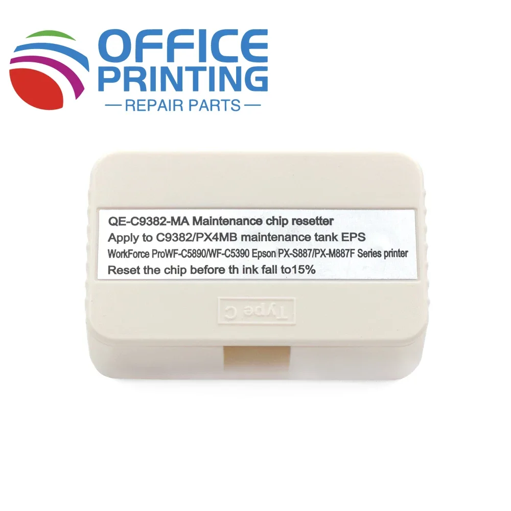 

C9382 PX4MB C12C938211 Maintenance Tank Chip Resetter For Epson WorkForce Pro WF-C5890 WF-C5390 PX-S887 PX-M887F Series Printers