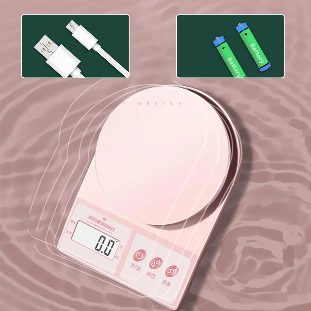 

High-precision Kitchen Scale Baking Household Small Scale Accurate Weighing Kitchen Supplies Weight Food Electronic Gram R3U8