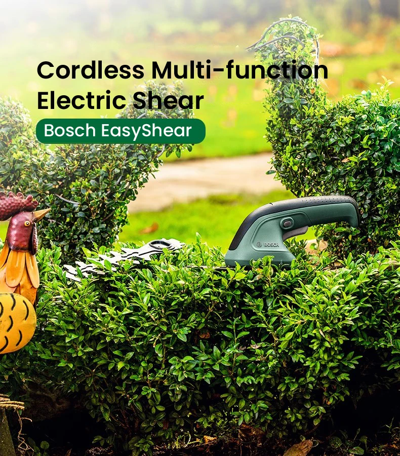 Description Picture 3 of itemBosch Electric Hedge Trimmer Cordless Pruning Shears Battery Rechargeable Shear Hedger for Grass Bonsai Shrub Garden Power Tools