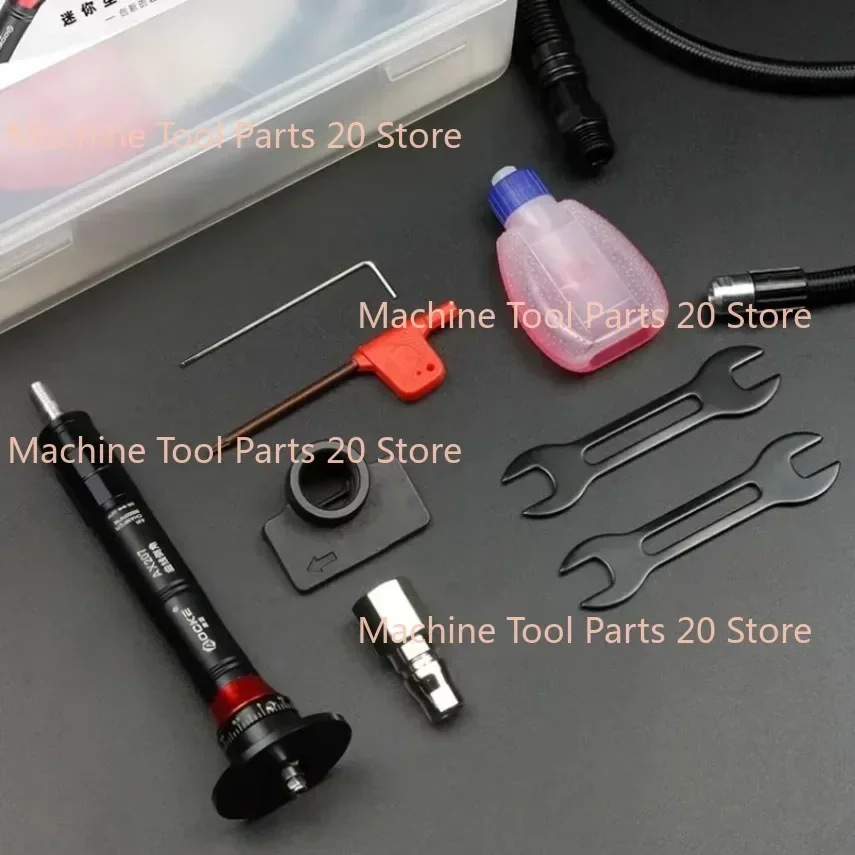 AX207 Mini Pneumatic Chamfering Machine 45 Degrees Metal Deburring Chamfer Tool Handheld Adjustable With Blades