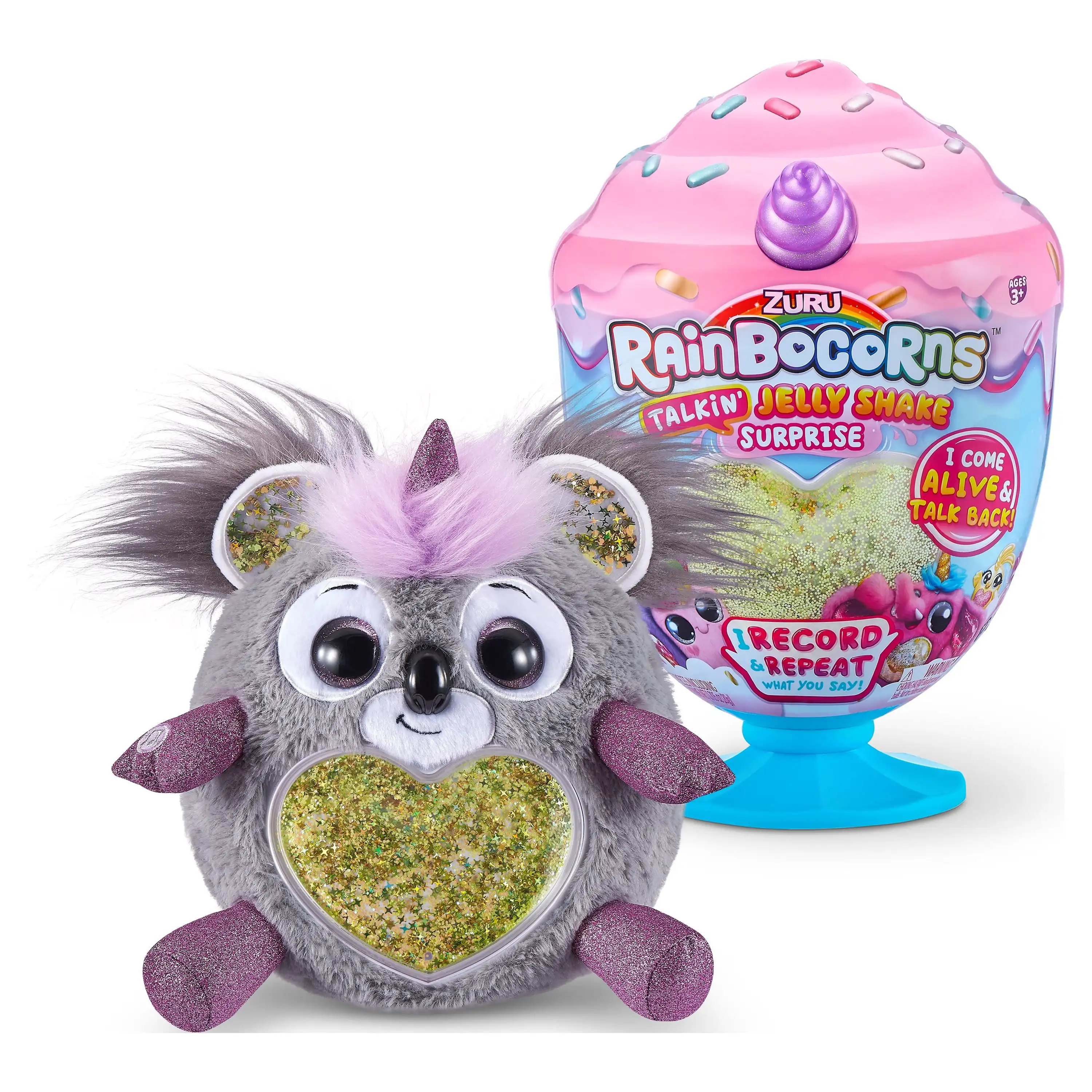 Zuru-レインボーとゼリーの電子ぬいぐるみ、話すことと歌うこと、魔法