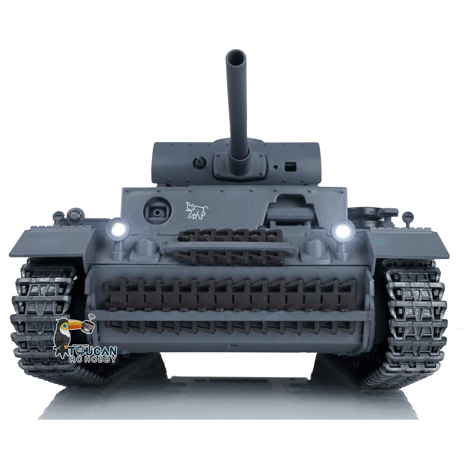Char RC HengLong Leopard 2A6 en action avec effets sonores et airsoft