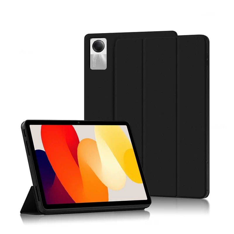 For Xiaomi Redmi Pad SE Case 2023 Magnetic Tri-folding Silicone Back Funda  for Redmi Pad SE 11 inch Cover Tablet Cases+Film+Pen - AliExpress