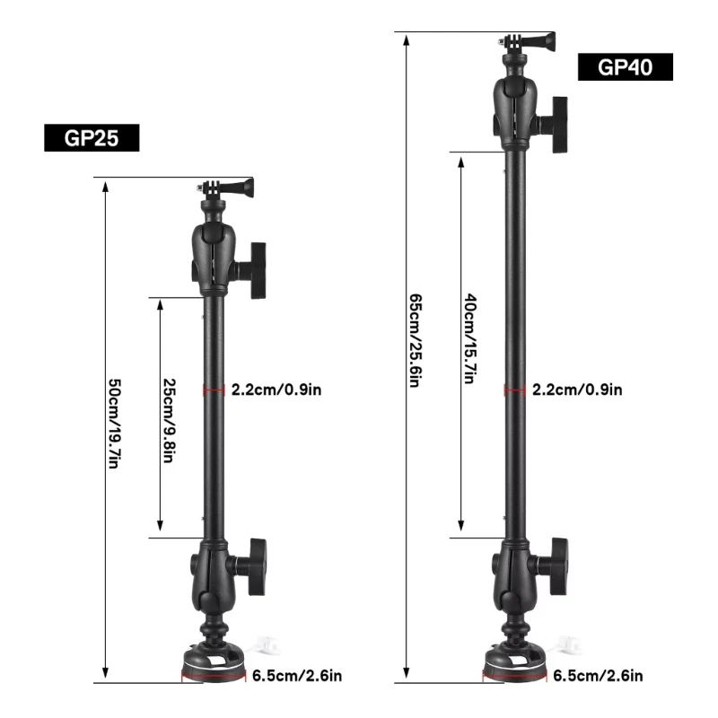 Marine Camera Mount Angles Adjustable Camera Mount Brackets Holder For Boats Kayak Canoes Boom Arm