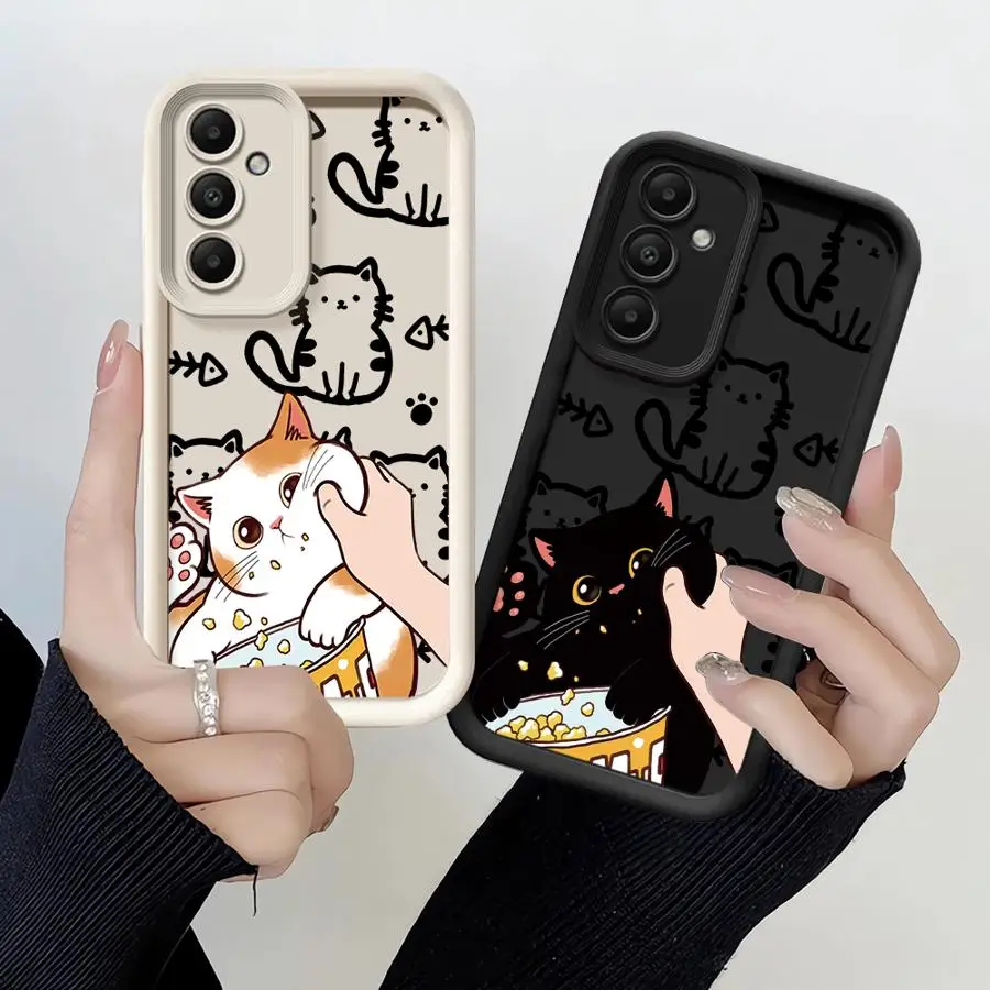 Soft Cartoon Cute Little Cat Phone Case