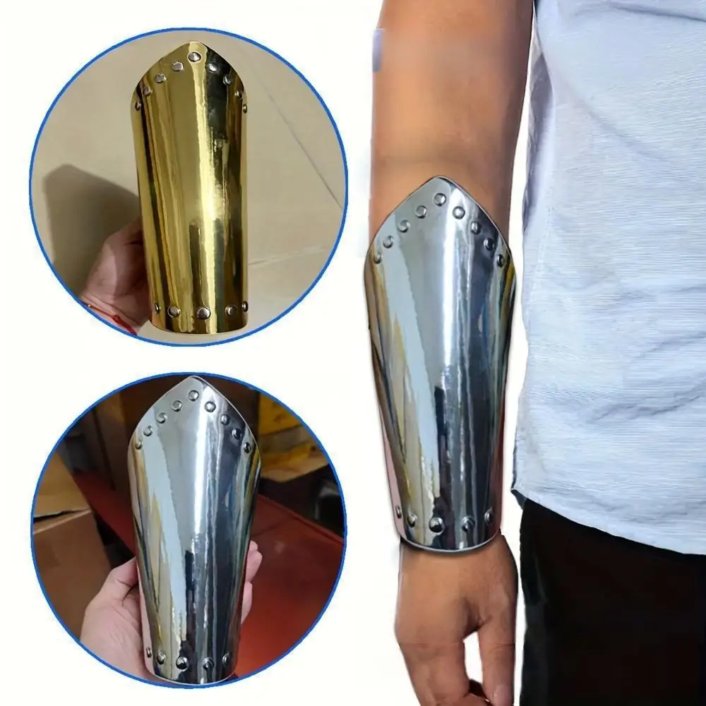 Punk Lace-Up Unisex Arm Bracers - Medieval Style Adjustable Arm Guards