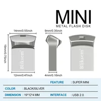 USB Thumb Drive 128GB 64GB 32GB 16GB 8GB 4GB 2GB 1GB USB2.0 Flash Drive High-Speed Transmission Memory Stick 6