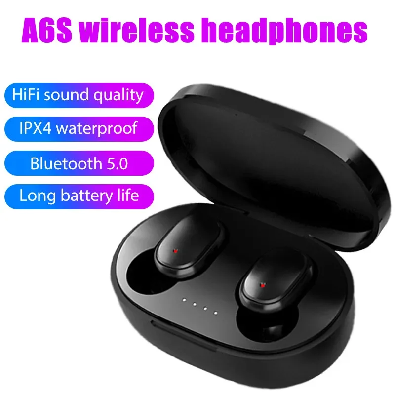 TWS Bluetooth-наушники; Беспроводные наушники; Стереонаушники с шумоподавлением и микрофоном; Беспроводная Bluetooth-гарнитура