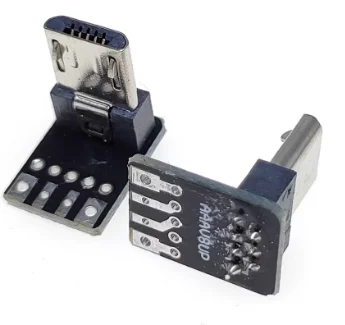 4-Punkt-USB-Steckverbinder USB2.0 Android Micro Mini Typ-C Stecker Buchse 4P 5P 7P 24P DIY USB mit PCB 26AWG 4P Kabel 1M – Detail 10