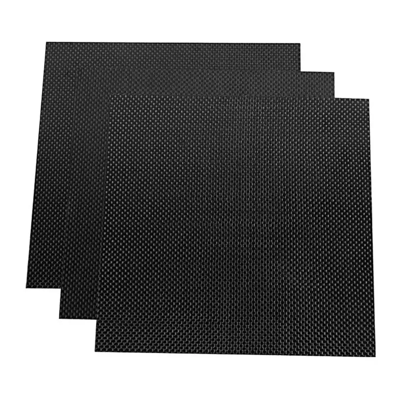 Hochwertige 3K Twill Kohlefaserplatte 0,2mm bis 10mm Dicke Starres Verbundmaterial für Drohnenrahmen & Bearbeitung