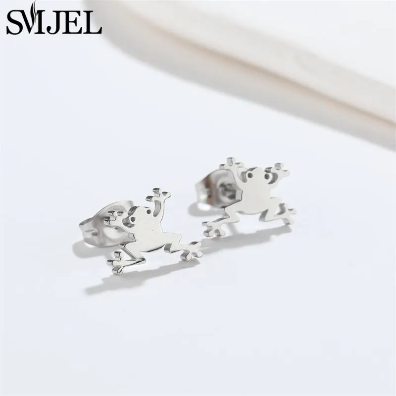 2 Paires Boucles Grenouille 2 Paires De Boucles D'oreilles