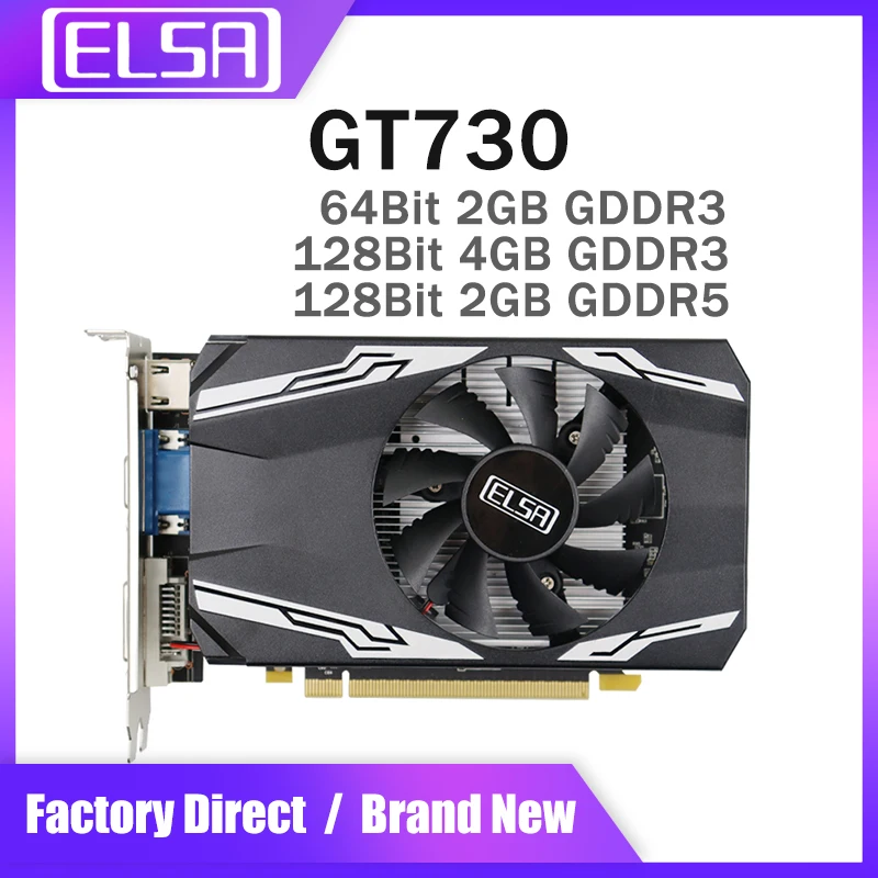 

Новинка, видеокарты GT 730 GT730 4G GDDR3 / 2G GDDR5 64/128 бит, игровые видеокарты для настольных компьютеров NVIDIA Совершенно новый