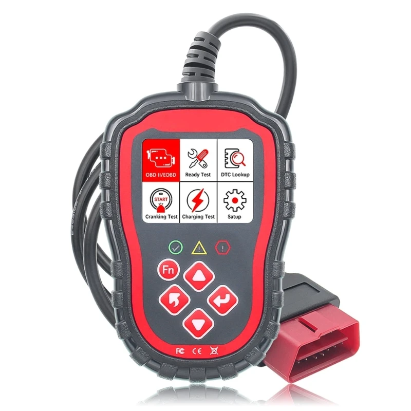 

Сканер OBD2, считыватель кодов, тестер аккумуляторов 12 В, полная диагностика OBDII и зарядка цепи D7WD