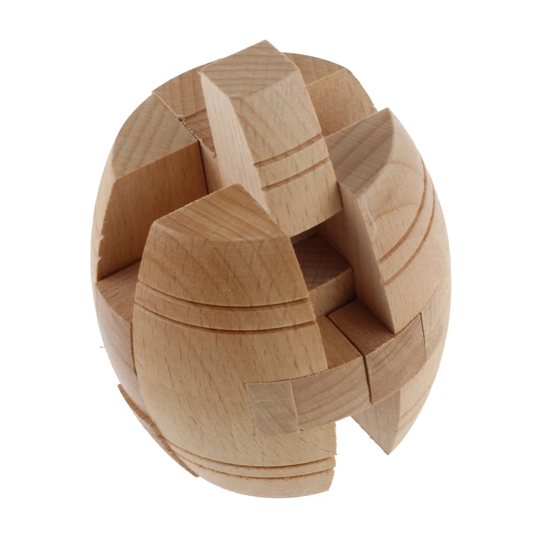 Brain Teaser Casse-tete Mind-challenging Real Wood 3d Wooden Puzzle