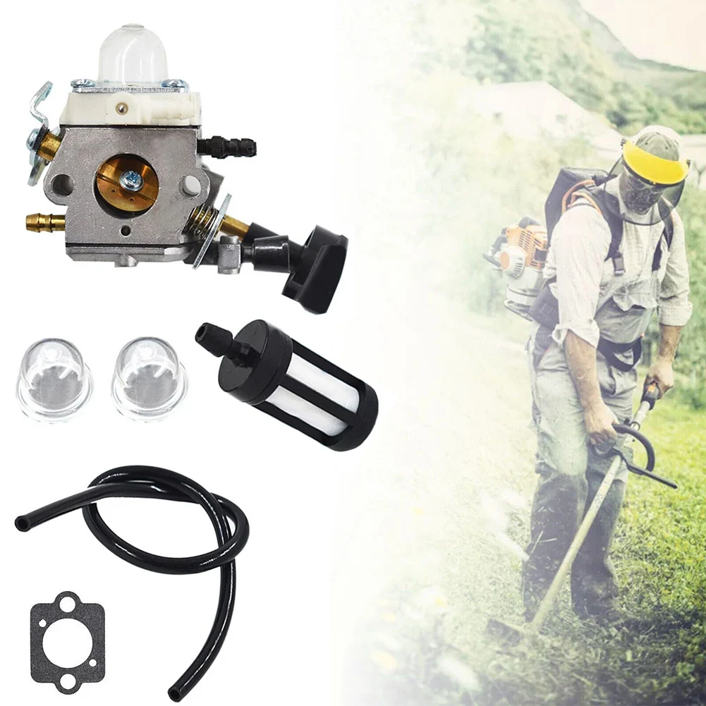 

1set Carburetor Kit With Gaskets Fuel Filter For Stihl BG86 BG86C SH56 SH56C SH86 Leaf Blower Carb Replacement Accessories