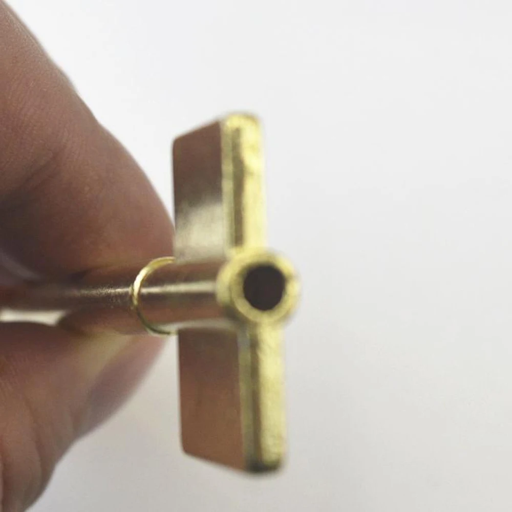 1PC Hollow Safety Cabinet Key Embryo Double Flagpole Key Special-Shaped Embryo