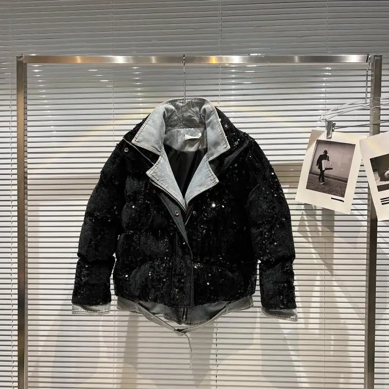 Branco para Baixo à Prova de Vento Quente ao ar Moda O-pescoço Inverno Jaqueta Feminina Curto Cabolsa Preto Branco 90% Pato Livre Usar Parkas Feminino 2022new 6 2021new moda o-pescoço inverno jaqueta feminina curto