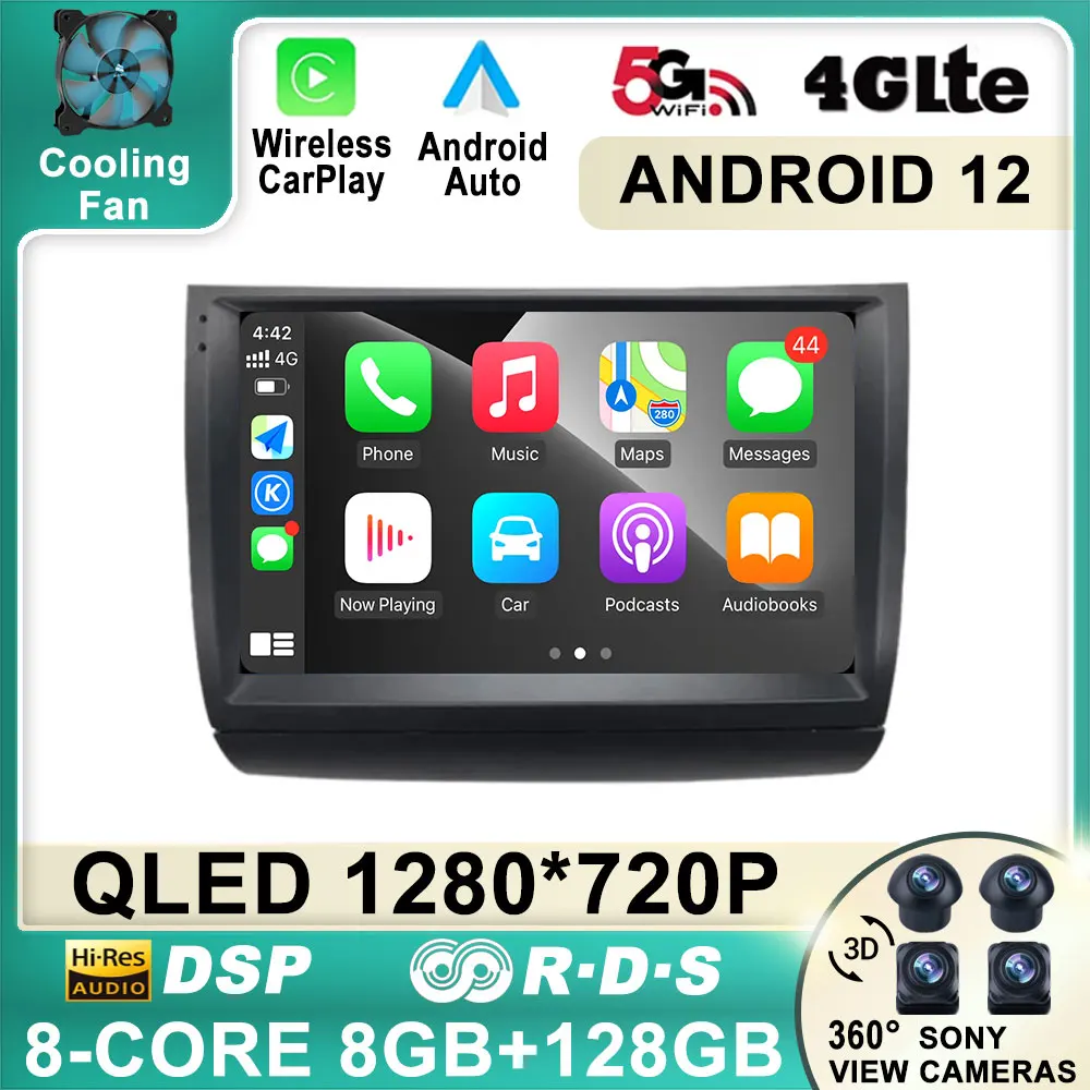 

Автомобильный мультимедийный плеер, плеер на Android 12, с 9 "экраном, DPS IPS, GPS, Wi-Fi, без DVD, для Toyota Prius 20, 2002-2009, типоразмер 2 Din