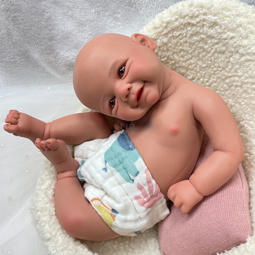 女の子のための完全なプラチナシリコンベビードール,手作りの絵