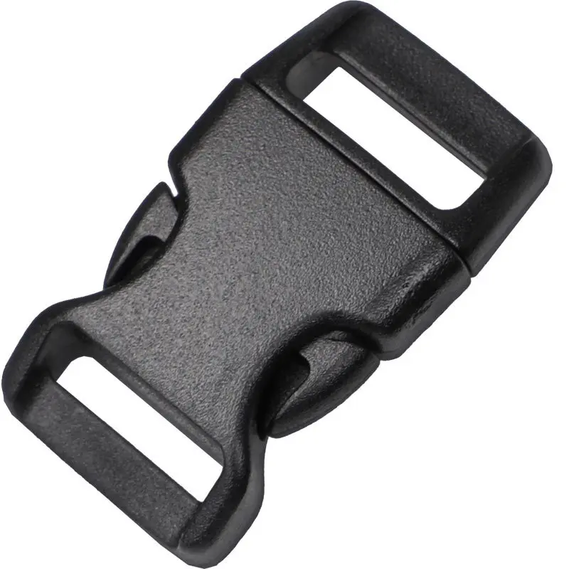 10pcs Quick Side Release Buckle Clip for Paracord Bracelet Outdoor Backpack Bag Strap 15mm Plastic Curved