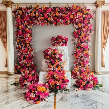 Artificial Rose Arch Backdrop 1